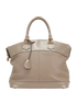 Suhali Lockit MM, &pound;550, Handbags, Taupe, Leather, Front view